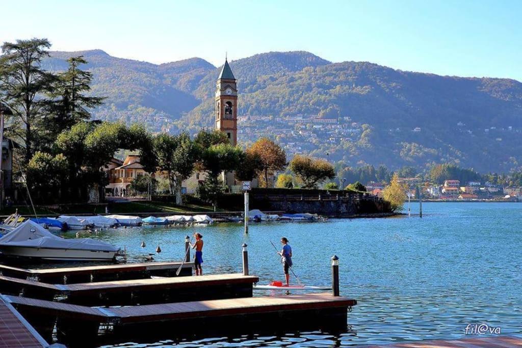 Tresa Bay House - Lugano Lake Lavena Ponte Tresa Extérieur photo